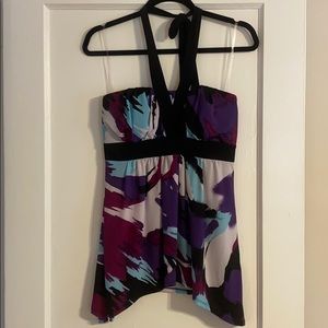 NWOT Colorful Halter Top
